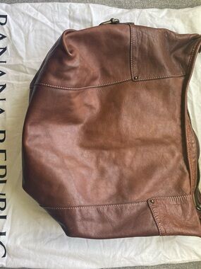 Banana Republic Brown Leather Shoulder Bag